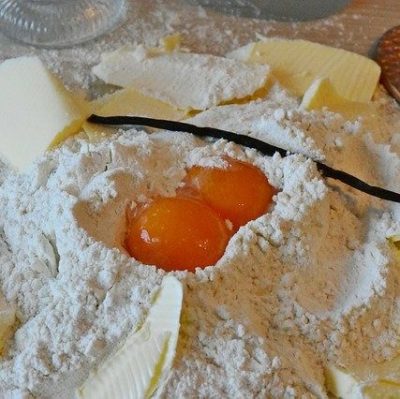 粉と卵とバター
